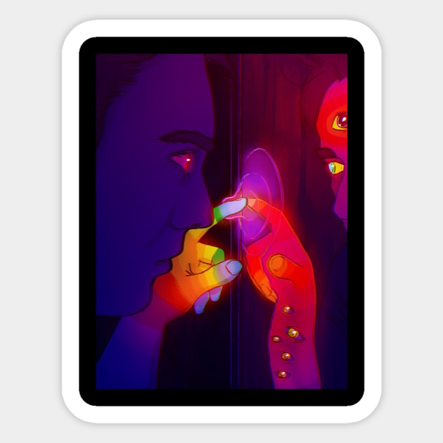 Psychedelic Self-Portrait 2 (GIF) Sticker by PHAZED